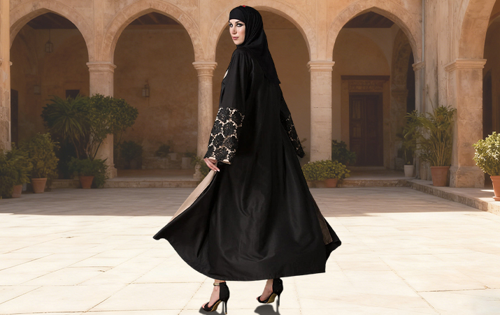 Arab Headscarf et Robe Fabric