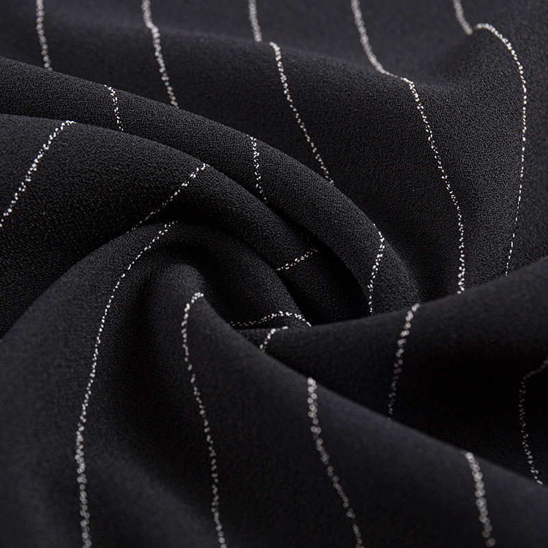 Uno latere linteo Rayon Stripe Fabric