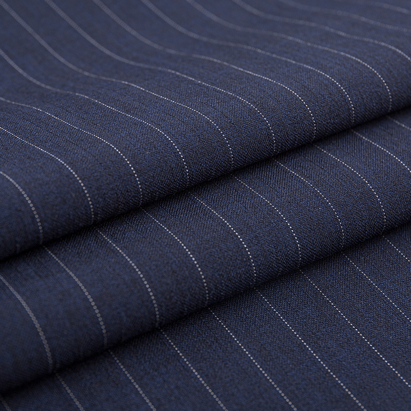Silk Rayon Narrow Stripe Fabric